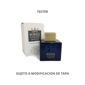 Tester King of Seduction Absolute de Antonio Banderas EDT 100ml Hombre (sin tapa)